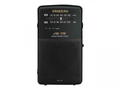 SANGEAN  SR35 Radio compacte Pocket - Noir