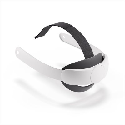 META Sangle de maintien ergonomique &Eacute;lite pour casque  Quest 3 Blanc et Noir 