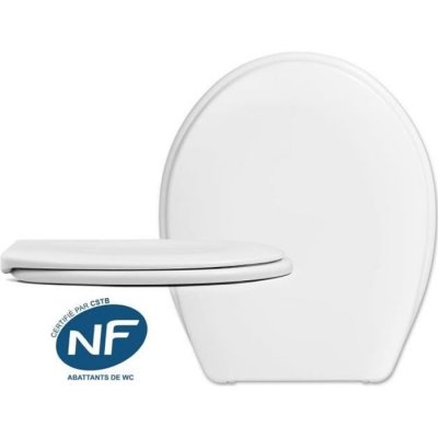 CEDO Sanimar Long Beach Abattant WC Duroplast 1600 Gr 43x37.2cm Blanc