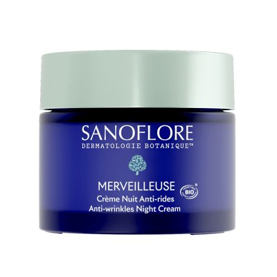 SANOFLORE  Merveilleuse Cr&egrave;me Nuit Anti-Rides Bio 50 ml - Pot 50 ml