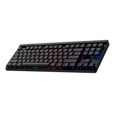 LOGITECH sans fil G515 LIGHTSPEED TKL profile sans pave num&eacute;rique (rouge) - Noir