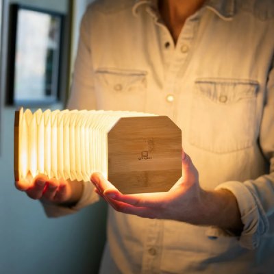 GINGKO Sans Marque Lampe &agrave; poser  Accord&eacute;on Bamboo