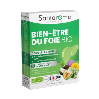 Santarome Bien-&Ecirc;tre du Foie Bio (30 G&eacute;lules) - Bo&icirc;te 30 G&eacute;lules