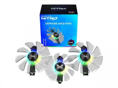 SAPPHIRE  Nitro+ ARGB - Ventilateur carte vid&eacute;o - 87 mm/95 mm