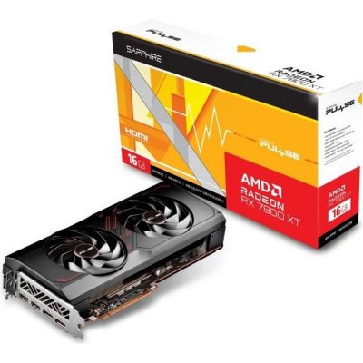 SAPPHIRE  Pulse AMD Radeon&trade; RX 7800 XT Gaming 16GB GDDR6 Dual HDMI/Dual DP