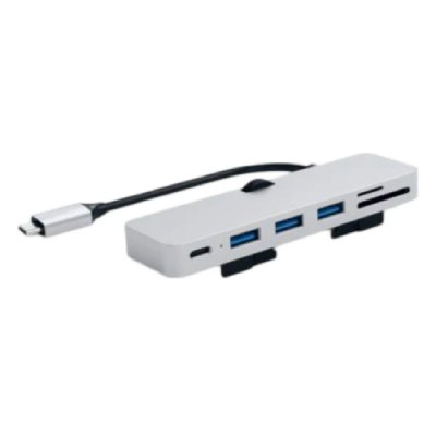 SATECHI  Adaptateur - Type USB-C - Hub Clamp Pro - Argent