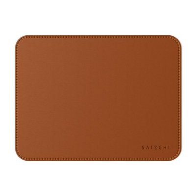 SATECHI  Eco-Leather Mouse Pad Marron - Tapis de souris similicuir