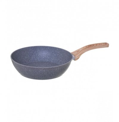 5FIVE Sauteuse en aluminium ""nature"" 24cm noir