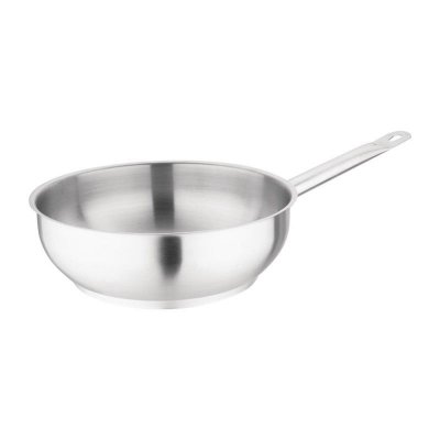 VOGUE Sauteuse inox induction  24 cm - - acier inoxydable3,05oui x75mm