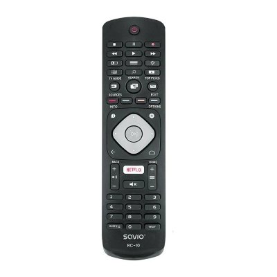 SAVIO  Rc-10 Do Tv Philips T&eacute;l&eacute;commande Ir Wireless Appuyez Sur Les Boutons 