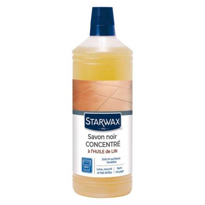 STARWAX Savon noir &agrave; l'huile de lin 1L 