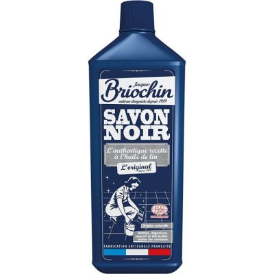BRIOCHIN Savon noir liquide &agrave; l'huile de lin, tous types de sols et autres
