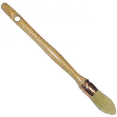 SAVY  - Pinceau pouce &agrave; rechampir soies pures manche diam&egrave;tre 25 mm N4