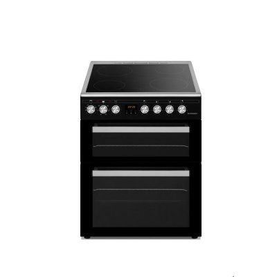 SCHNEIDER SCCV64DO-BM - Cuisini&egrave;re double four 4 feux vitroc&eacute;ramique Black mat