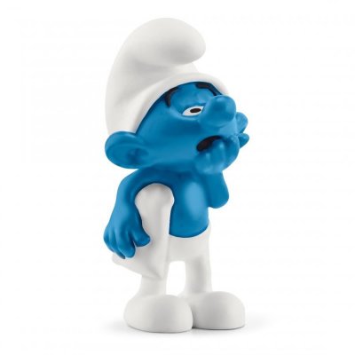 SCHLEICH  20838 Schtroumpf Paresseux (The Smurfs) Multicolore