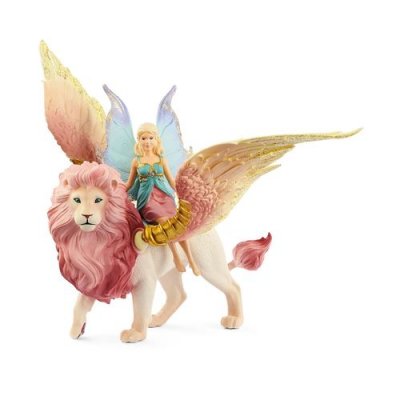 SCHLEICH  70714 bayala Fairy in Flight on Winged Lion