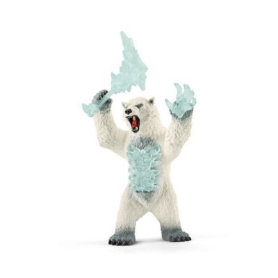 SCHLEICH  ELDRADOR CREATURES Ours du blizzard avec arme, Figurine