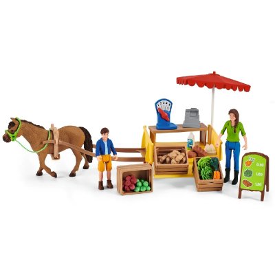 Schleich Farm World - Stand de ferme mobile, Figurine