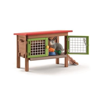 SCHLEICH  Figurine Ferme : Clapier