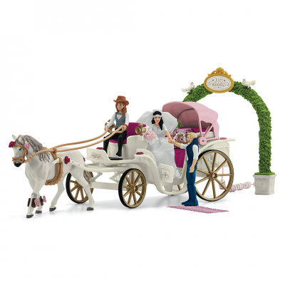 Schleich Horse Club - Coach de mariage, Jeu v&eacute;hicule