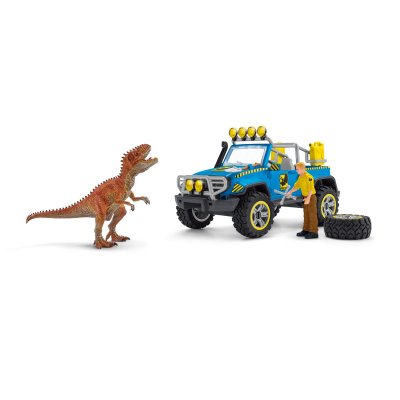 Schleich V&eacute;hicule Tout-terrain Avec Figurine De Dinosaure Dinosaurs