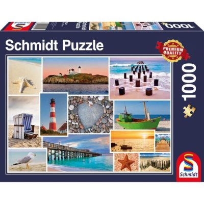SCHMIDT SPIELE  - 58221 - A La Mer - 1000 Pi&egrave;ces