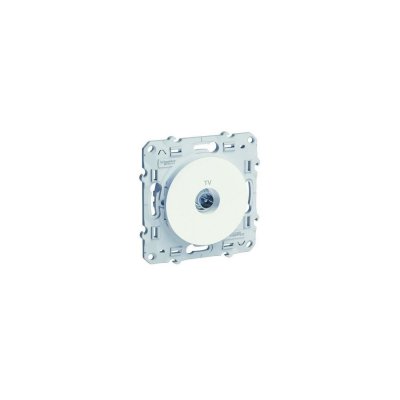 SCHNEIDER ELECTRIC  S520445 Prise TV Odace Blanc