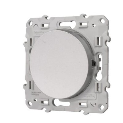 SCHNEIDER ELECTRIC  S530204 Interrupteur ou Va et Vient Odace 230 V Alu