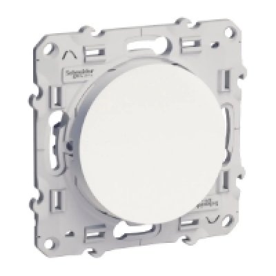 SCHNEIDER ELECTRIC  Schneider odace poussoir blanc 10a &agrave; vis s520206