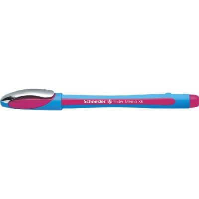 Schneider Lot De 10 Stylos &Agrave; Bille Slider Memo Mine Xb Avec Capuchon (Rose)
