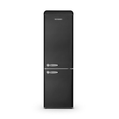 SCHNEIDER  SCCB250V-BE - R&eacute;frig&eacute;rateur combin&eacute; 249L Vintage Noir - Neuf