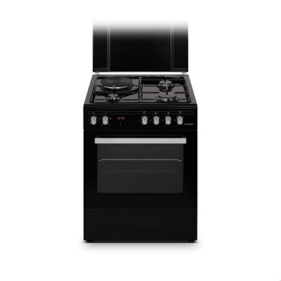 SCHNEIDER  Sccg631-bm - Cuisini&egrave;re Gaz Black Mat