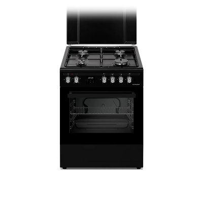 SCHNEIDER  SCCG64C-BM - Cuisini&egrave;re gaz Black mat