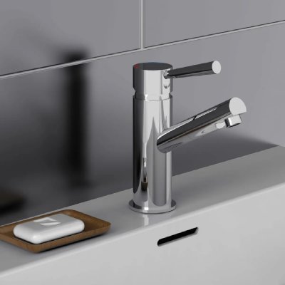 SCHUTTE Sch&uuml;tte cornwall mitigeur monocommande lavabo SCH79110