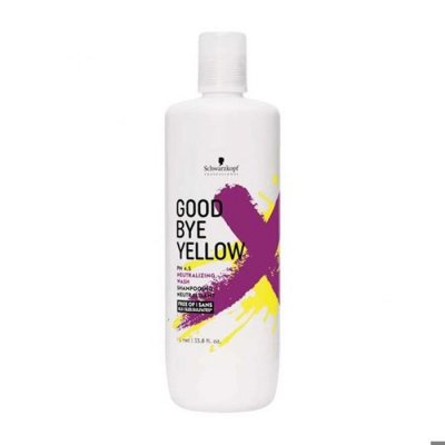 SCHWARZKOPF PROFESSIONAL  Goodbye Yellow Neutralizing Shampoo, 1000 ml