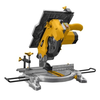 VITO Scie &agrave; onglet &Oslash;210mm Combin&eacute;e 1200W Avec d&eacute;ligneuse Plateau de d&eacute;coupe Angles de coupe 