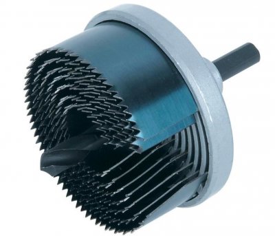WOLFCRAFT Scie cloche avec foret central de 8mm et 7 lames 2164000 