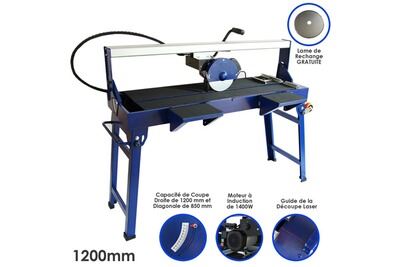MONSTERSHOP Scie de carrelage sur table - 1200mm 1400w 26125