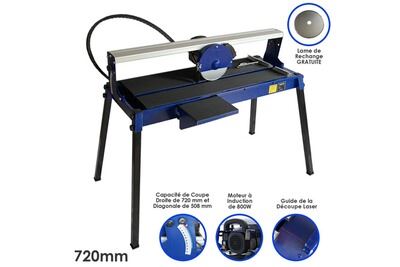 MONSTERSHOP Scie de Carrelage sur Table - 720mm / 800W