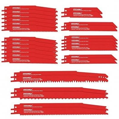 HYCHIKA Scie Sabre Lame,  Lame de Scie 32 PCS pour la coupe de Bois et de M&eacute;tal