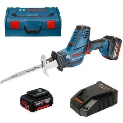 BOSCH PROFESSIONAL Scie Sabre sans fil BOSCH 06016A5002 - GSA 18 V-LI C Professional (2 x 5,0 Ah) + L-Boxx