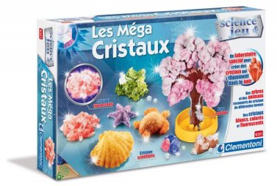 CLEMENTONI Science et jeu : les m&eacute;ga cristaux