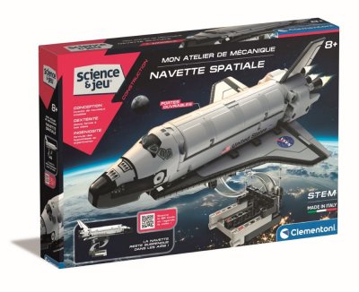 CLEMENTONI Science & Jeu Construction Navette Spatiale Nasa