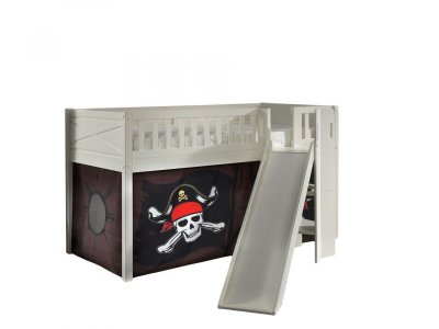 VIPACK Scott lit mezzanine toboggan et rideau caribian pirates STHSGB14511