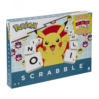 Scrabble&reg; Pok&eacute;mon-Jeu de soci&eacute;t&eacute; familial avec 2&nbsp;modes de jeu HXT27 