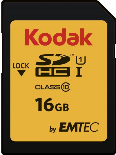 EMTEC Sdhc 16go kodak cl10 uhs-i 85mb/s - sous blister KOD3126170143211