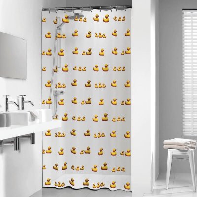 SEALSKIN  Duckling, Rideau de douche, PEVA, 180x200 cm, Jaune
