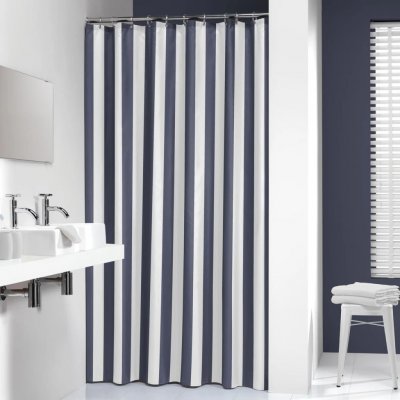 SEALSKIN  Linje, Rideau de douche, Polyester, Bleu