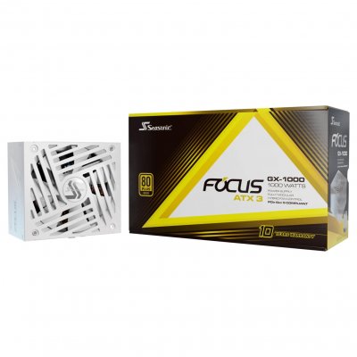 SEASONIC  Alimentation Modulaire Focus Gx-1000w V4 80 Plus Gold 3.1