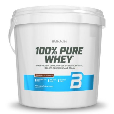 BIOTECH USA Seau de prot&eacute;ines 100 % pur lactos&eacute;rum  - Chocolate - 4kg